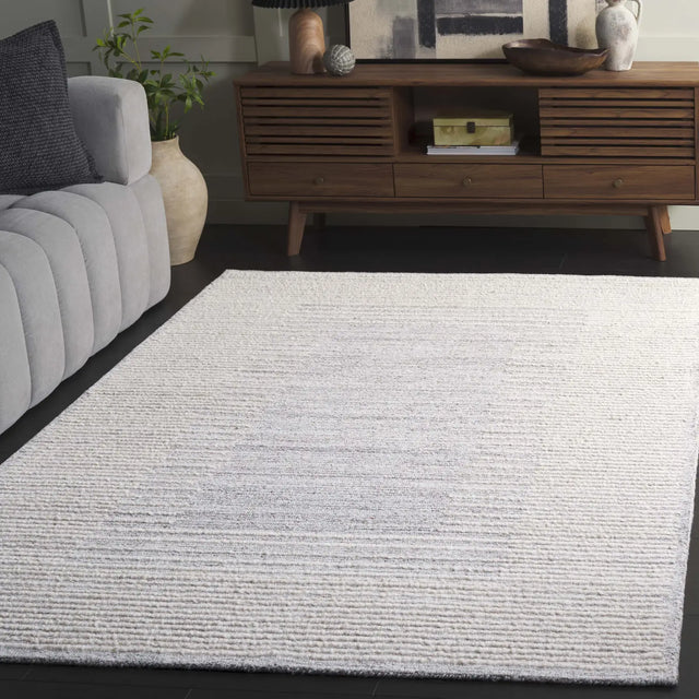Safavieh Abstract 4'-0" x 6'-0" Rug in Grey / Ivory