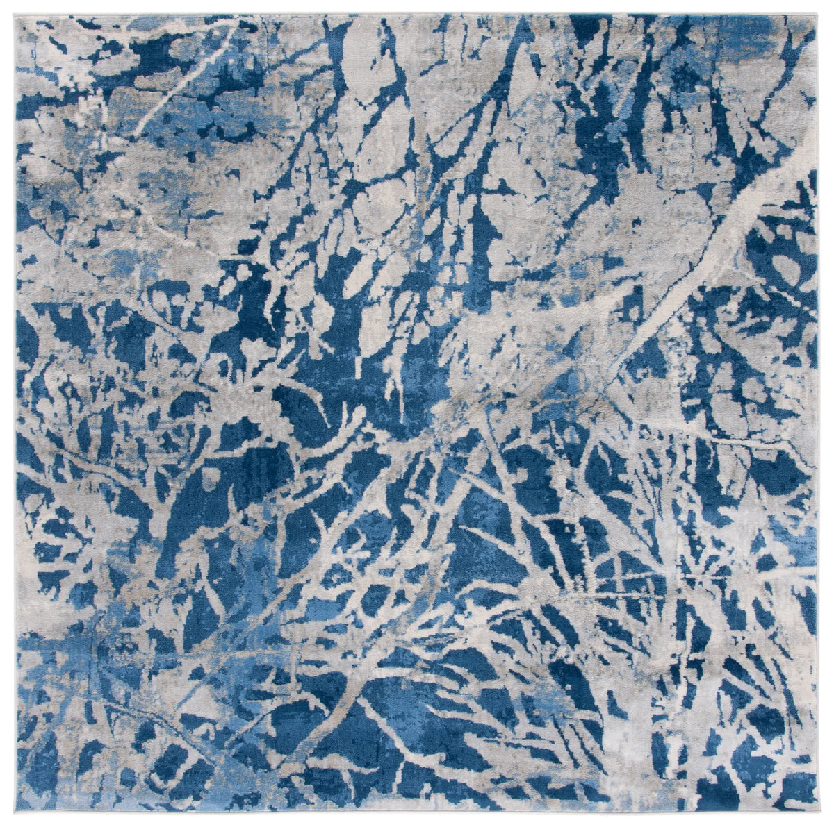 Safavieh Jasper 100 6'-7" x 6'-7" Rug in Navy / Ivory