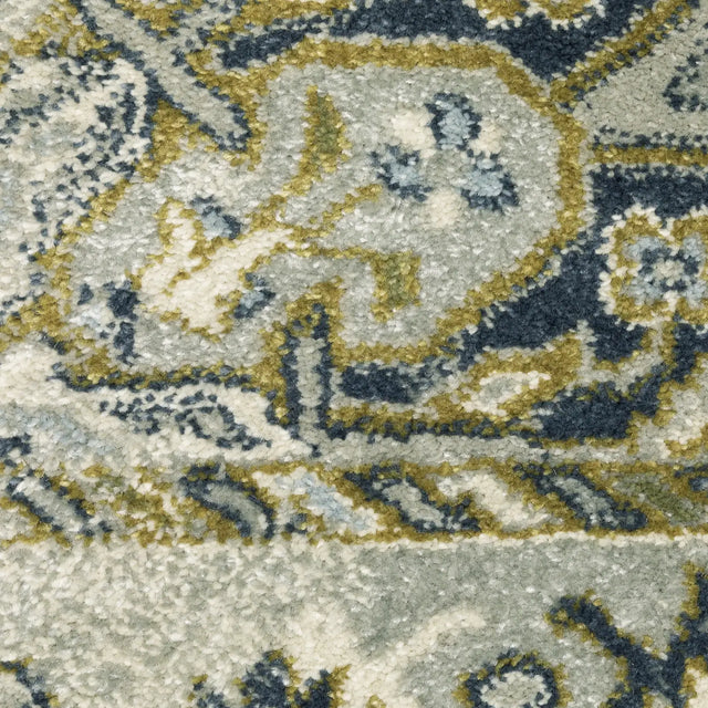 Oriental Weavers Sphinx Branson Br04B Ivory/ Blue Rugs - room scene 2