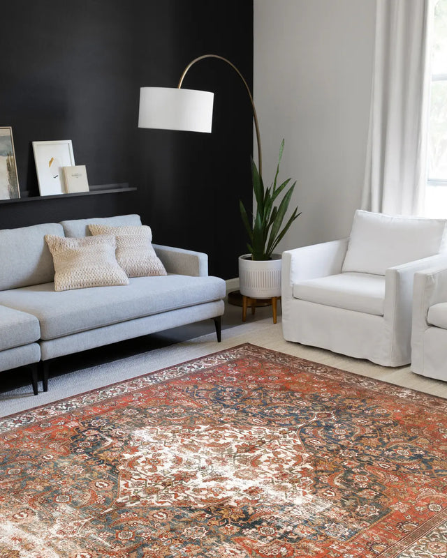Loloi Layla Lay-05 Ocean / Multi Rugs - room scene 2