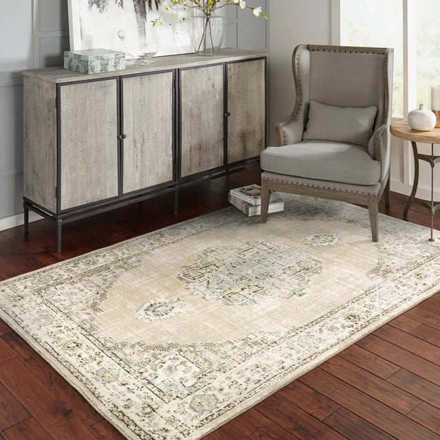 Oriental Weavers Sphinx Andorra 303D Beige / Ivory Rugs - room scene