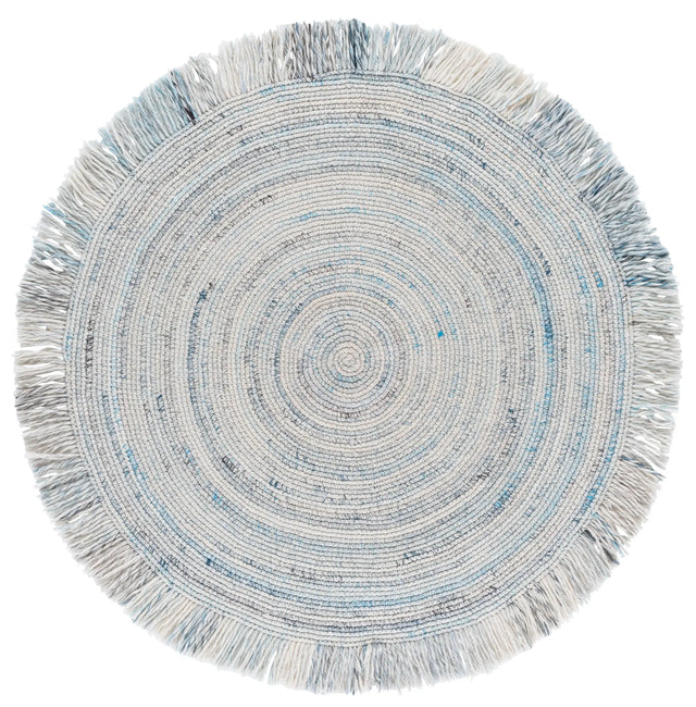 Safavieh Renewal 5'-0" x 5'-0" Rug in Ivory / Light Blue