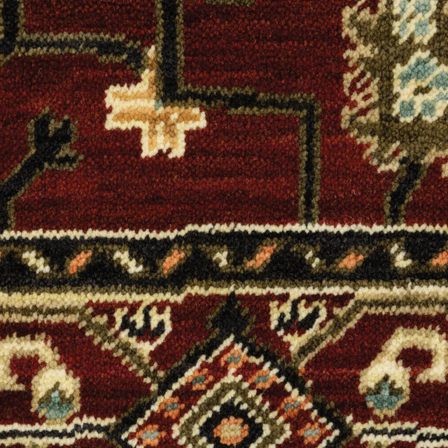 Oriental Weavers Sphinx Lilihan 043S6 Red/ Black Rugs - room scene 2
