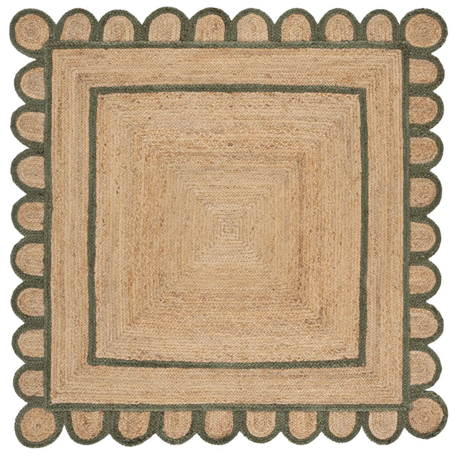 Safavieh Natural Fiber 6'-0" x 6'-0" Rug in Natural / Olive