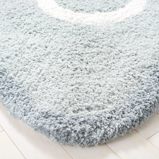 Safavieh Novelty 5'-0" x 5'-0" Rug in Light Grey / Ivory