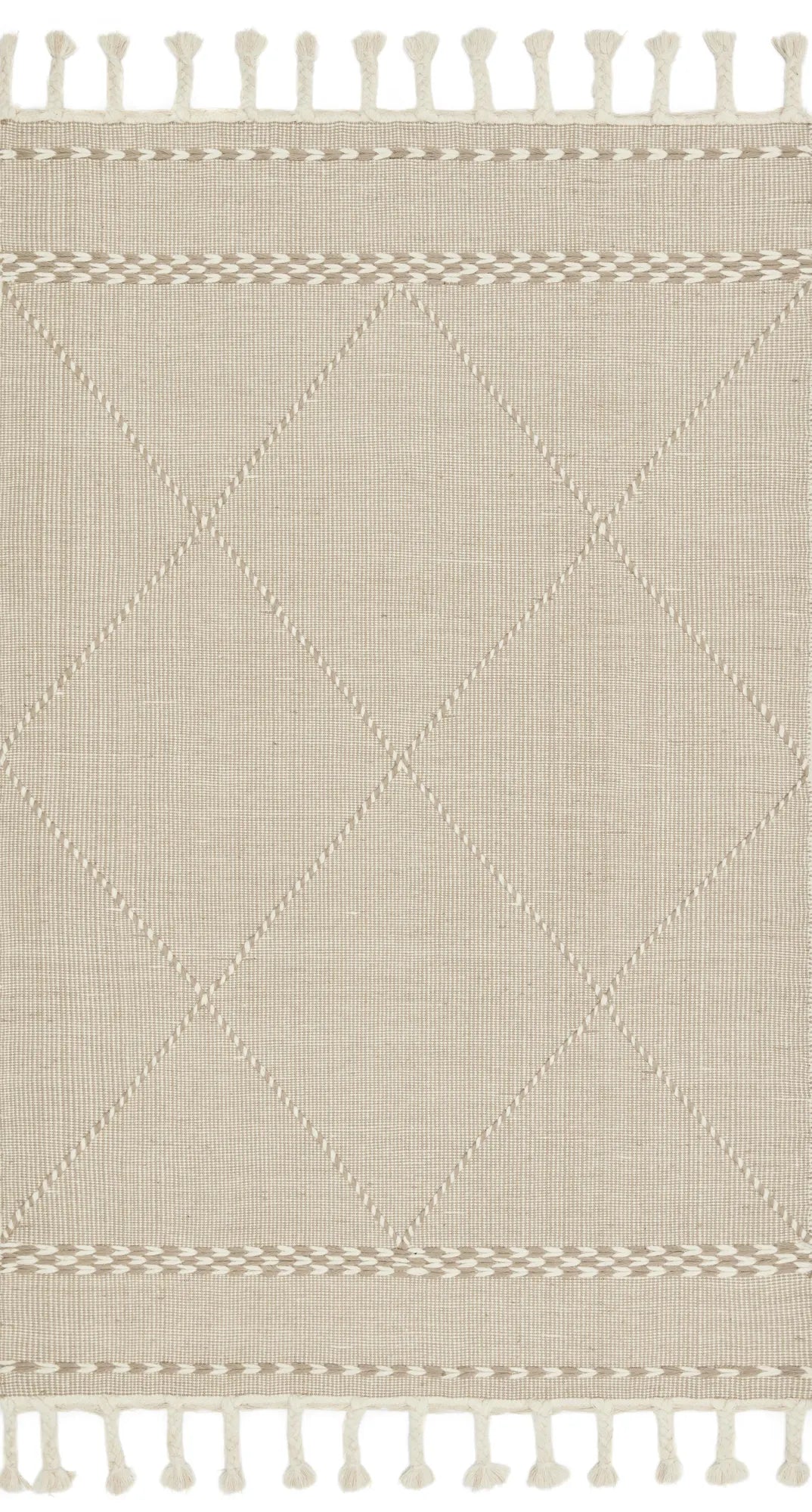 Loloi Sawyer Saw-03 Sand Rugs - main flat