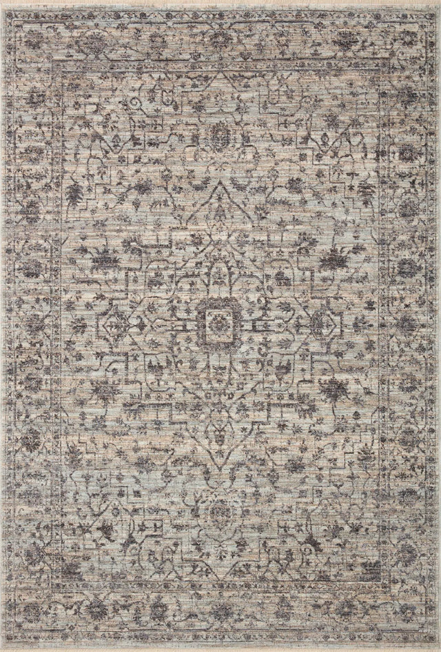 Loloi Sorrento Sor-01 Mist/Charcoal Rug - main flat