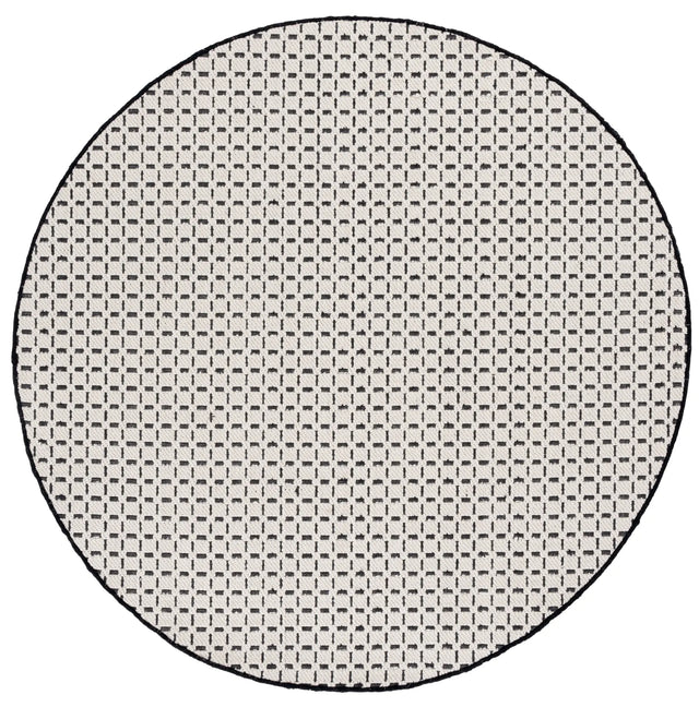 Safavieh Natural Fiber 6'-0" x 6'-0" Rug in Ivory / Black