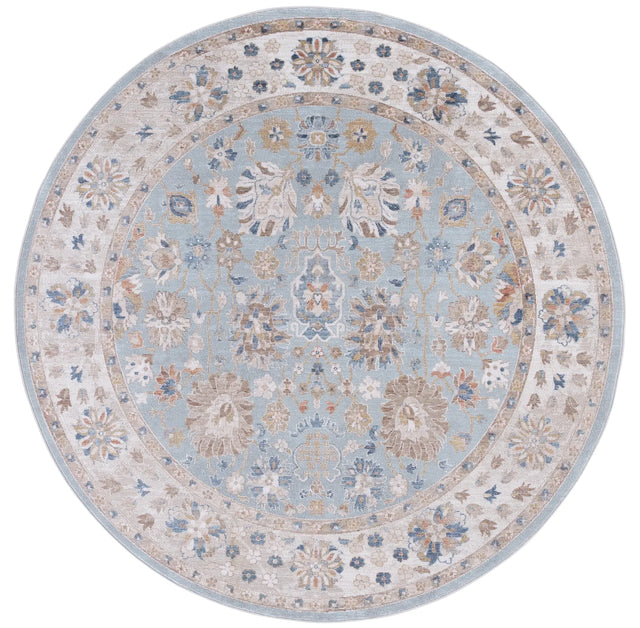 Safavieh Ellwood 6'-5" x 6'-5" Rug in Light Blue / Beige