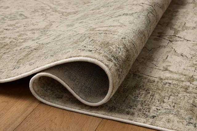 Loloi Briar BRR-02 Ivory / Sage Rug - pile height