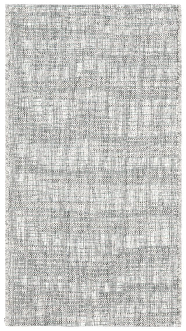 Safavieh Courtyard 2'-0" x 3'-7" Rug in Grey / Turquoise