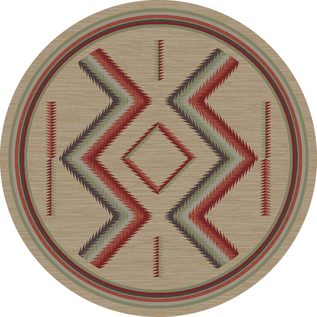 American Dakota Hour Glass Fall Rug