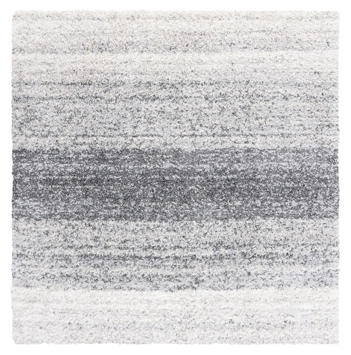 Safavieh Berber Shag 6'-7" x 6'-7" Rug in Grey / Charcoal