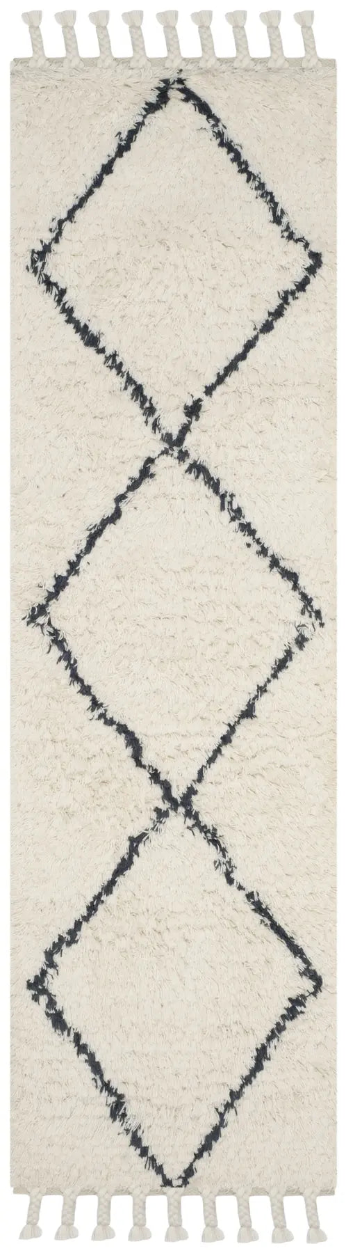 Safavieh Casablanca 2'-3" x 8'-0" Rug in Ivory / Grey