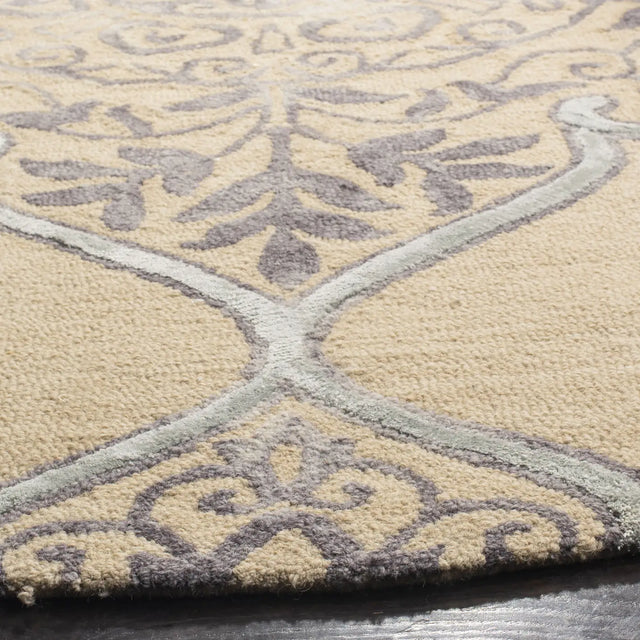 Safavieh Dip Dye 7'-0" x 7'-0" Rug in Beige / Blue