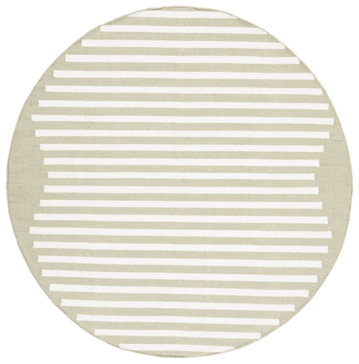 Safavieh Montauk 6'-0" x 6'-0" Rug in Light Green / Ivory