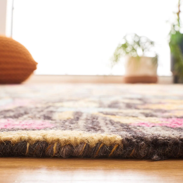 Safavieh Blossom 5'-0" x 8'-0" Rug in Charcoal / Multi