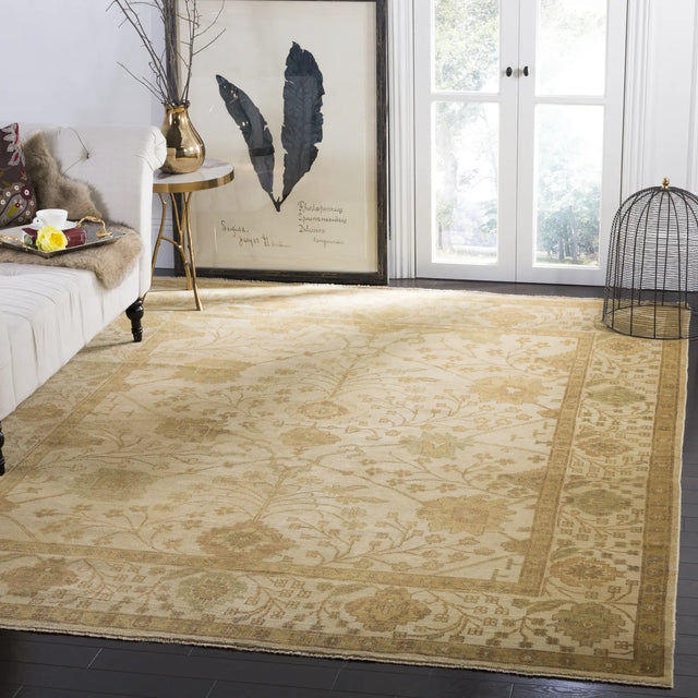 Safavieh Oushak 10'-0" x 14'-0" Rug in Ivory / Ivory