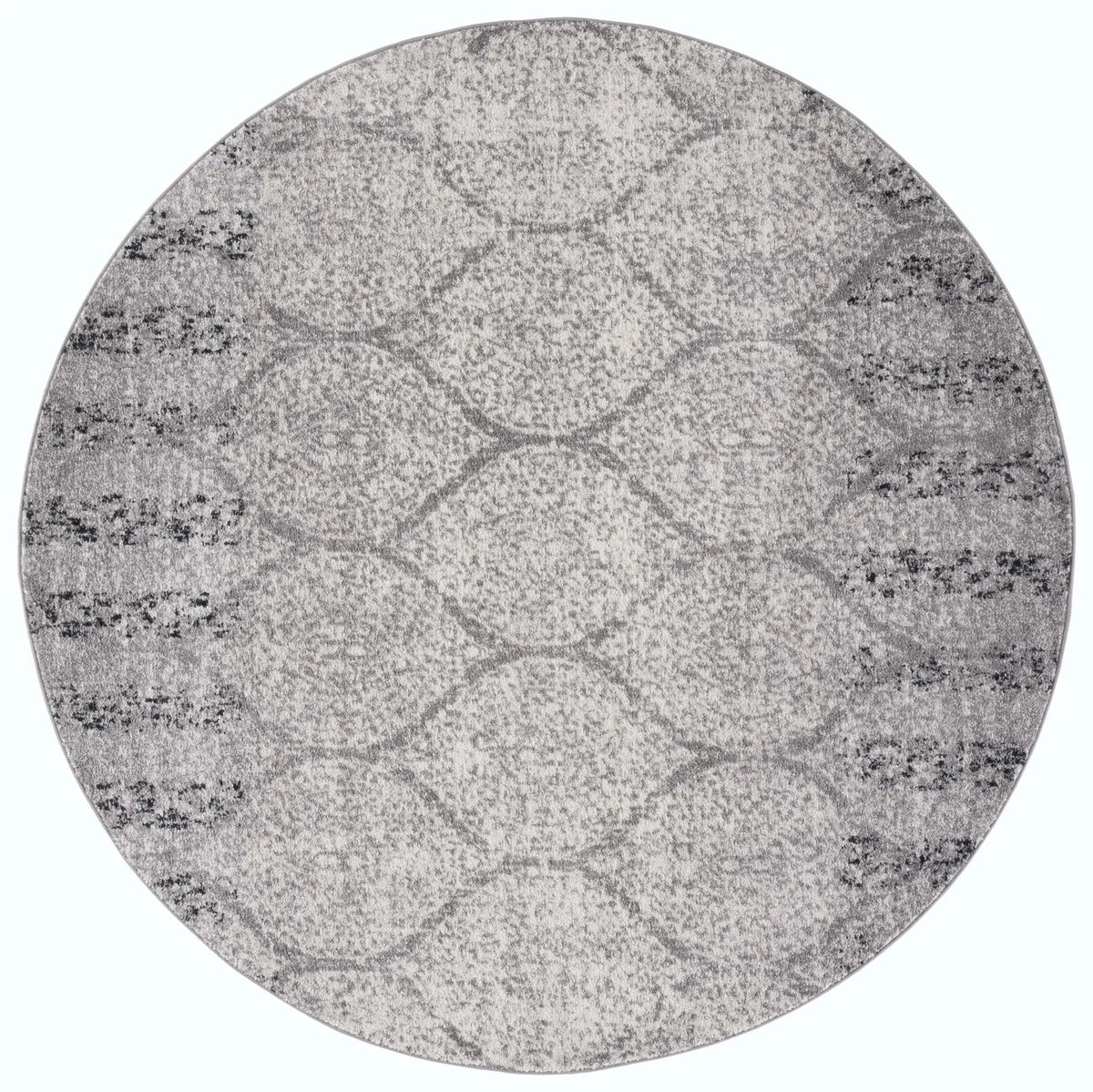 Safavieh Madison 5'-3" x 5'-3" Rug in Grey / Ivory