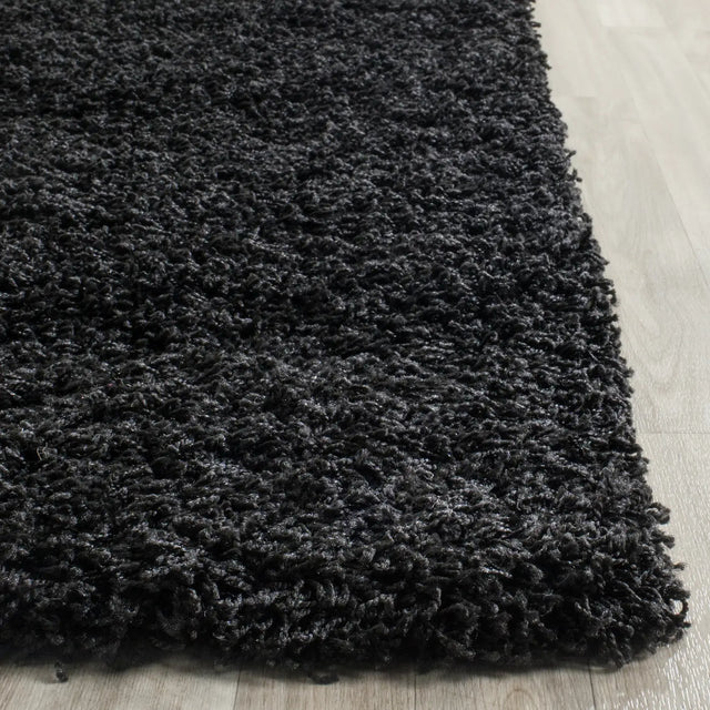 Safavieh Sgl-Laguna Shag 10'-0" x 14'-0" Rug in Black