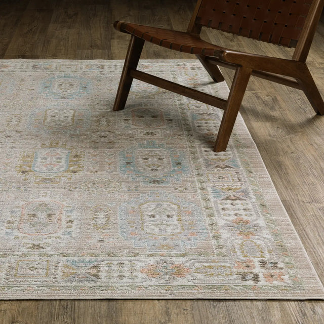 Oriental Weavers Sphinx Cavett CAV04 Blue Rugs - angle/detail