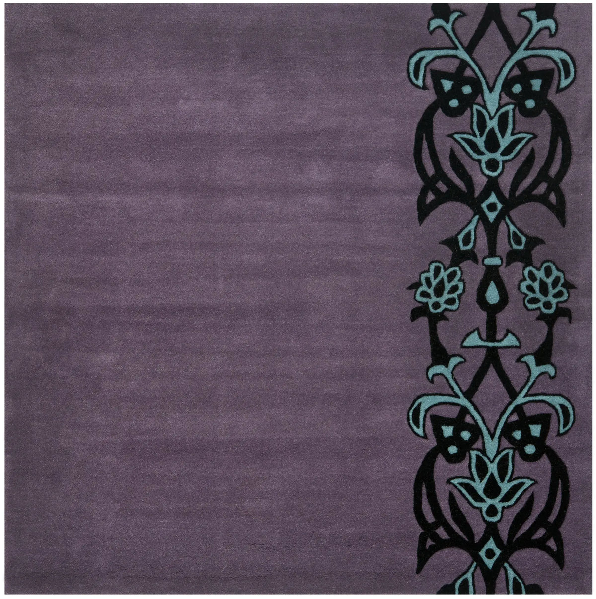 Safavieh Soho 6'-0" x 6'-0" Rug in Purple / Blue