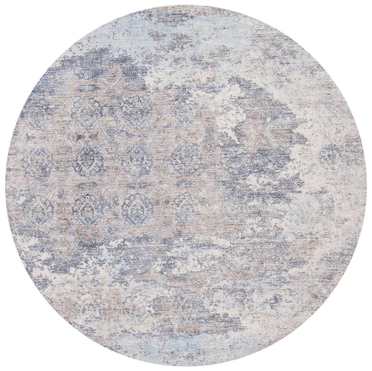 Safavieh Restoration Vintage 6'-0" x 6'-0" Rug in Blue / Ivory