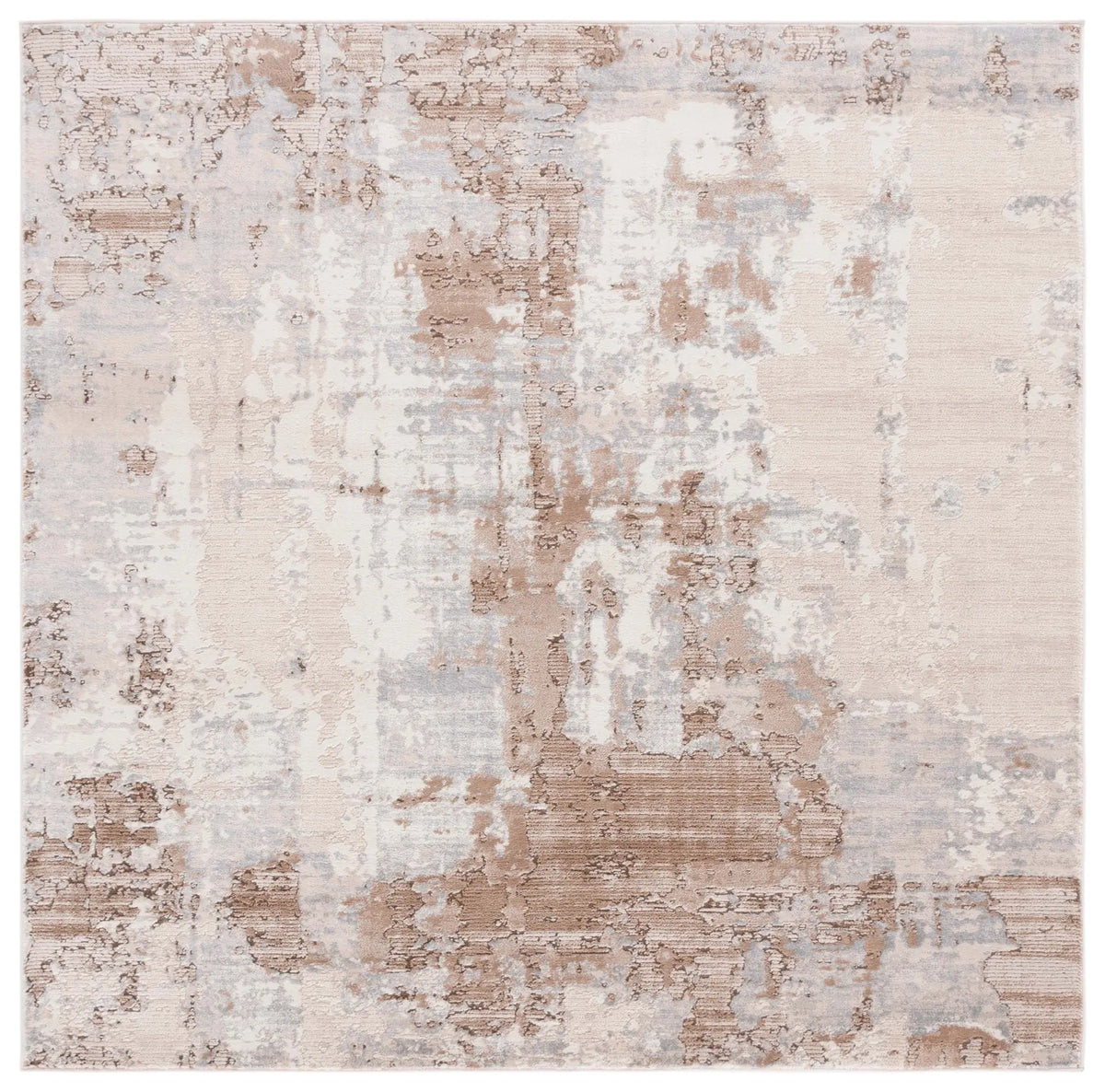 Safavieh Whisper 6'-7" x 6'-7" Rug in Beige / Light Grey