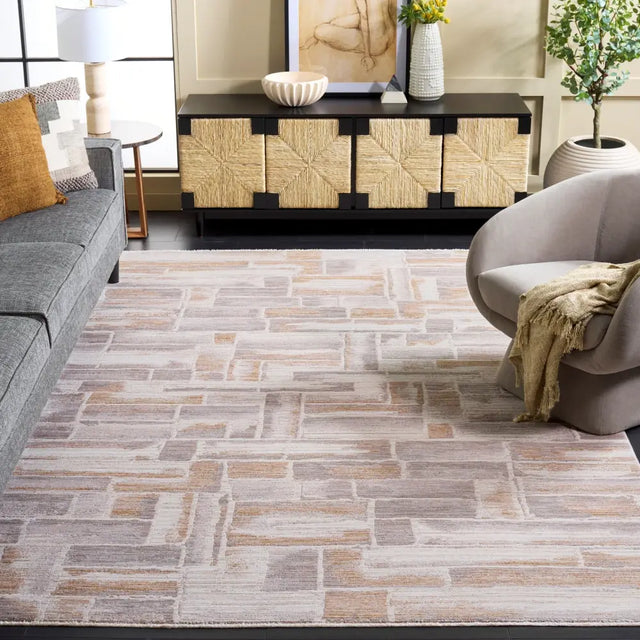 Safavieh Signature 10'-0" x 14'-0" Rug in Beige / Grey