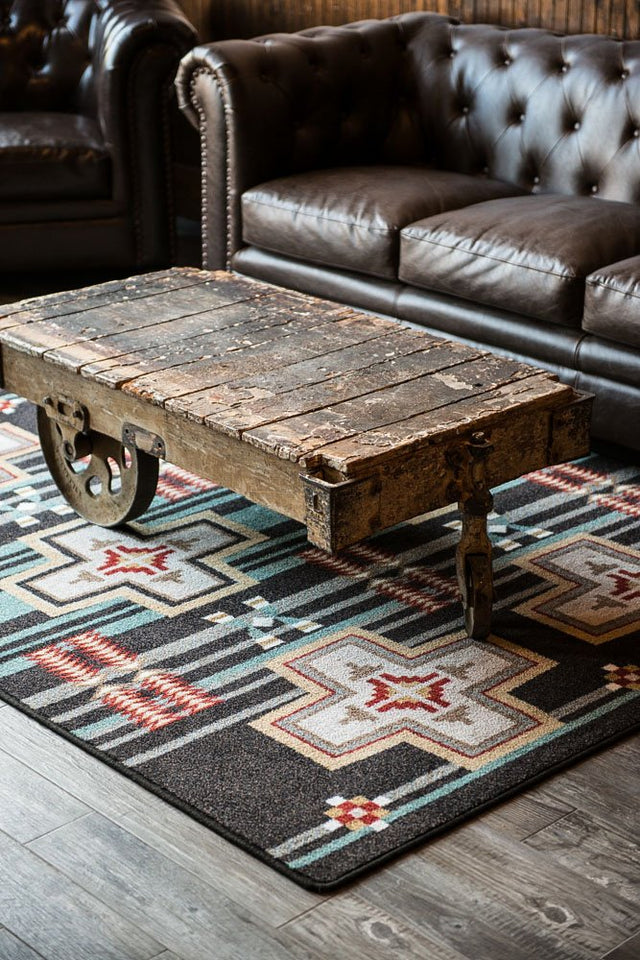 American Dakota Grand River Black Rug