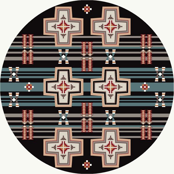 American Dakota Grand River Black Rug