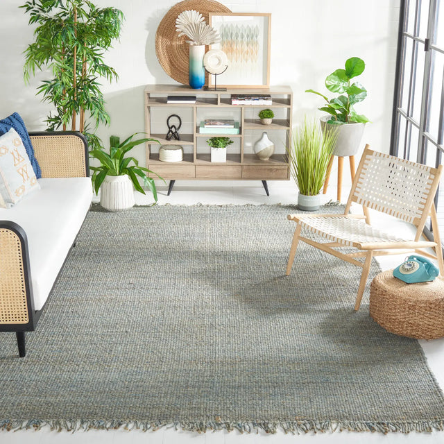 Safavieh Natural Fiber 10'-0" x 14'-0" Rug in Blue