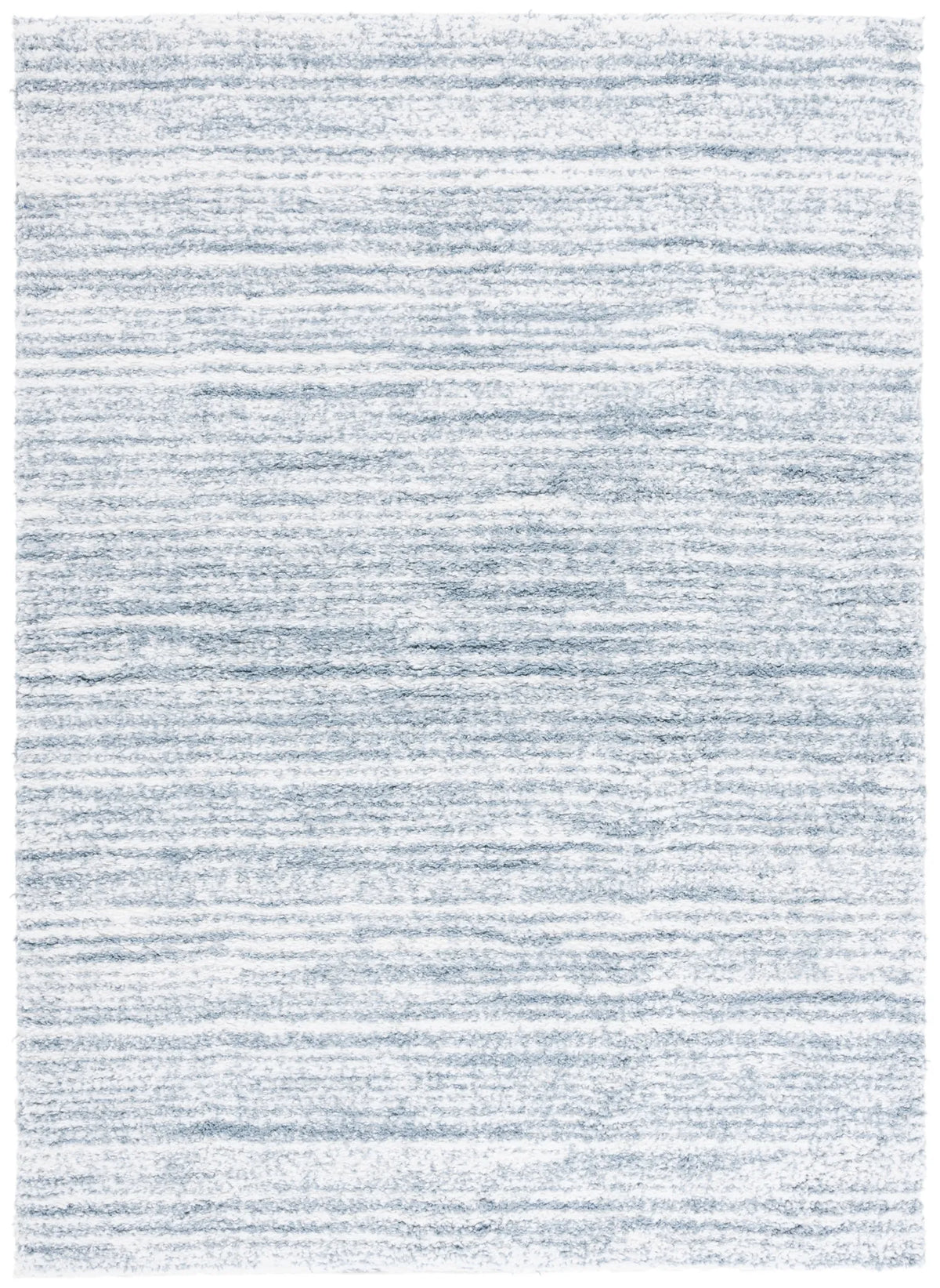 Safavieh Rumi Shag 4'-0" x 6'-0" Rug in Light Blue / Ivory