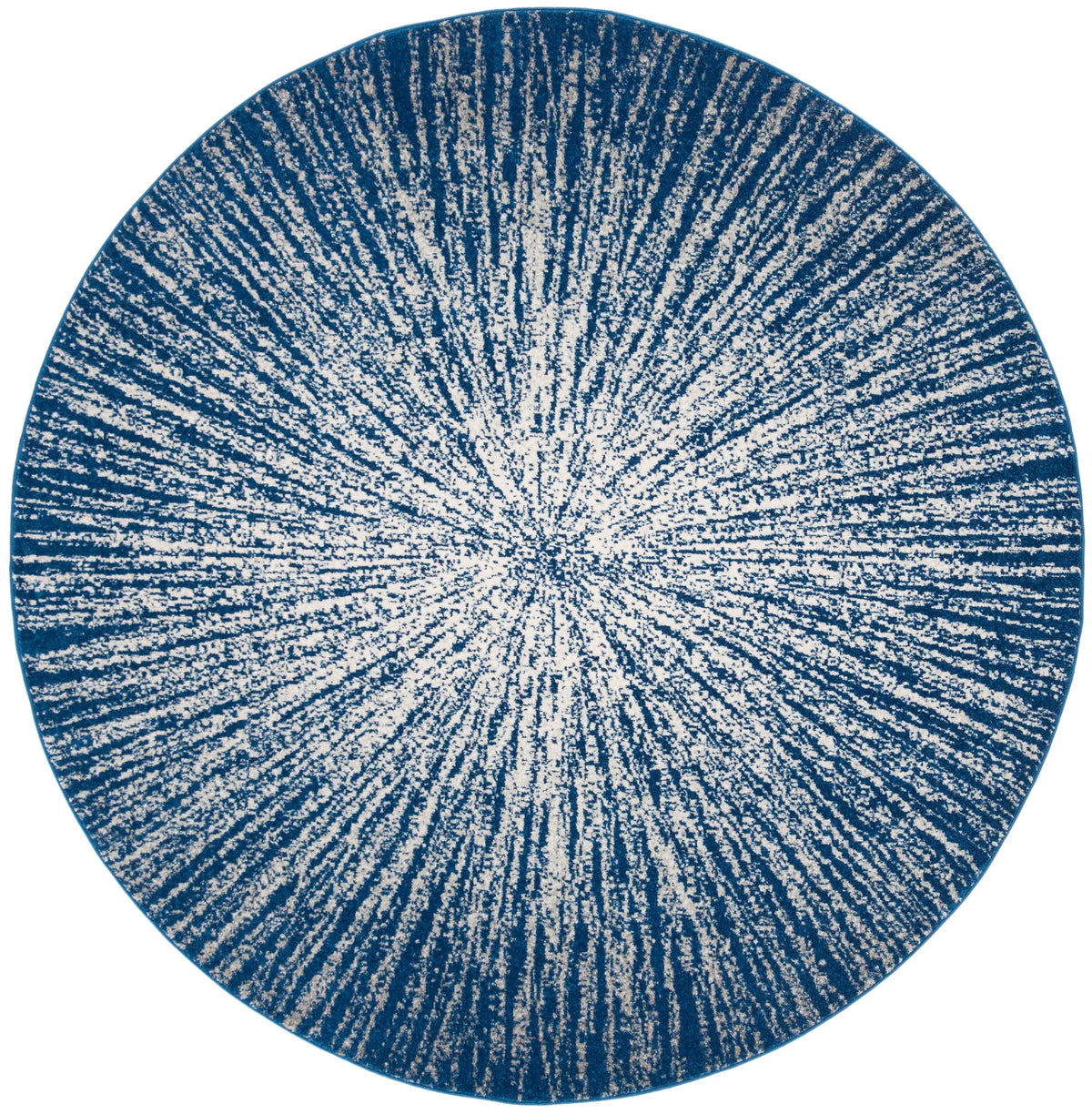 Safavieh Evoke 5'-3" x 5'-3" Rug in Navy / Ivory