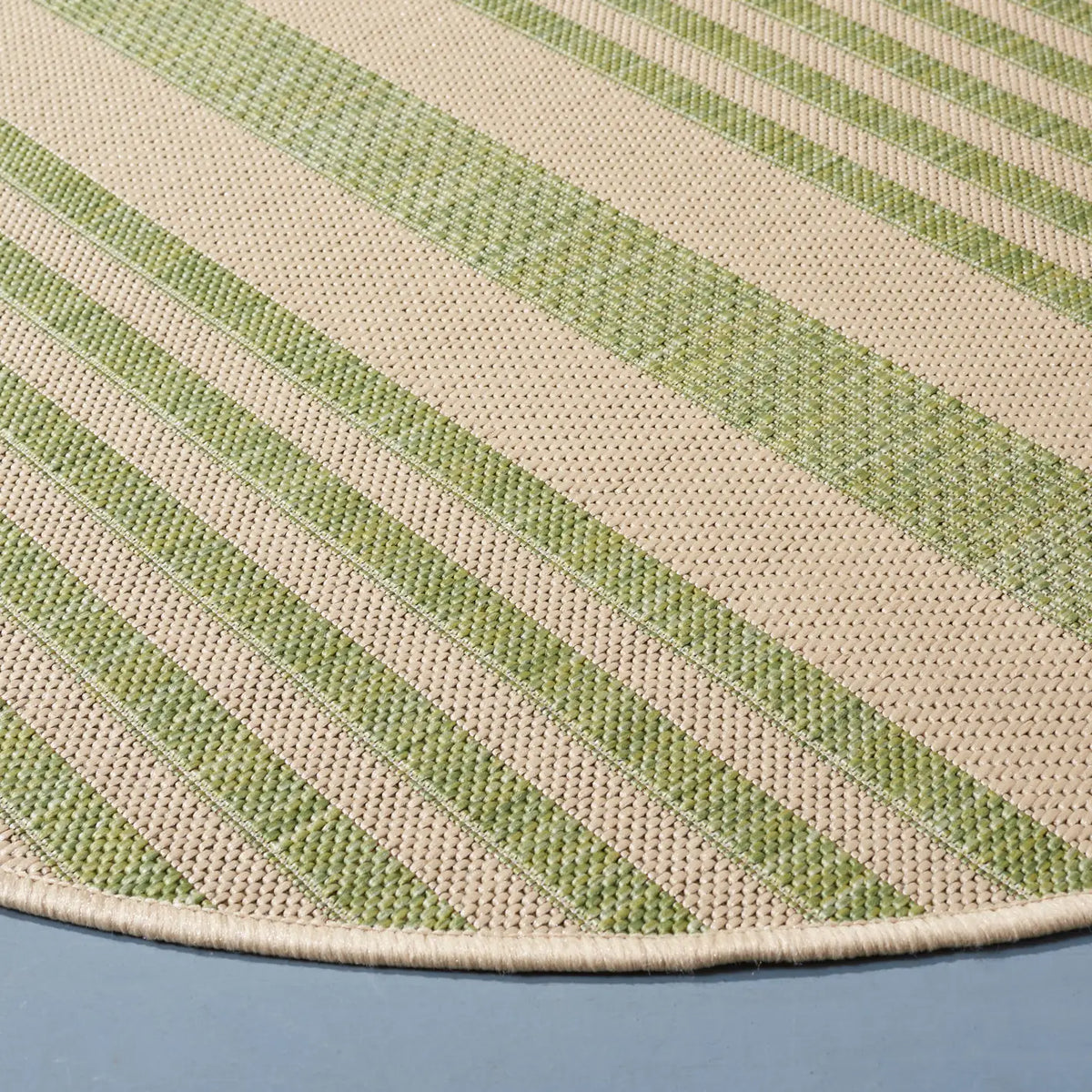 Safavieh Courtyard 5'-3" x 5'-3" Rug in Beige / Sweet Pea