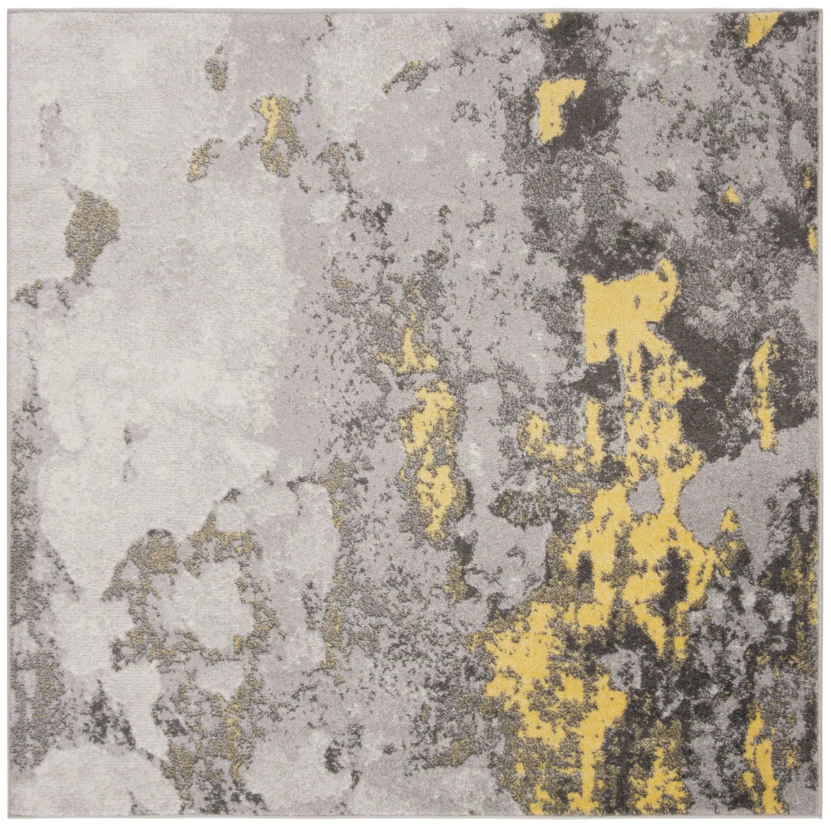 Safavieh Adirondack 6'-0" x 6'-0" Rug in Grey / Yellow