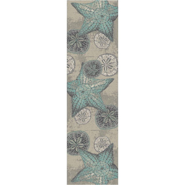 American Dakota Shore Thing Ocean Blue Rug