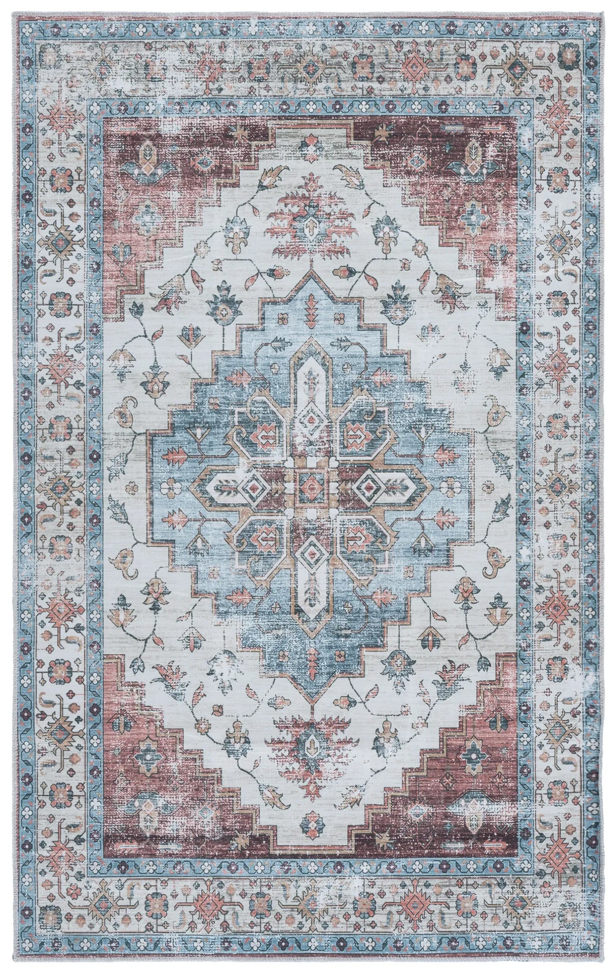 Safavieh Arizona 3'-0" x 5'-0" Rug in Sage / Ivory