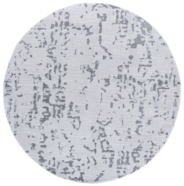 Safavieh Slate 700 6'-7" x 6'-7" Rug in Grey / Dark Grey