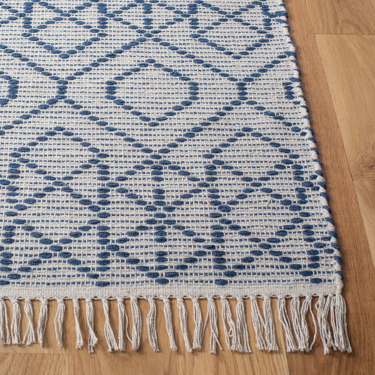 Safavieh Montauk 4'-0" x 6'-0" Rug in Navy / Beige