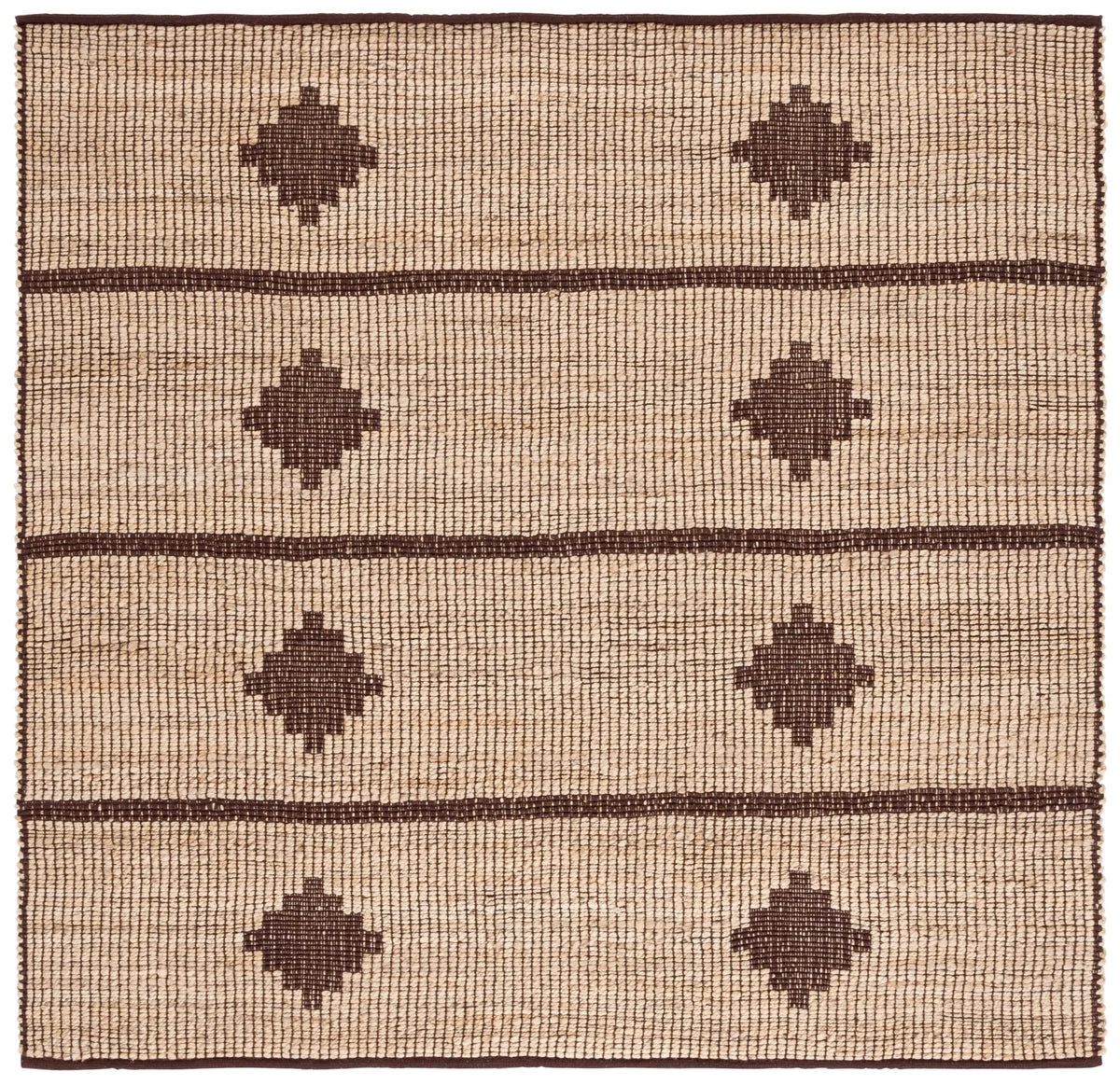 Safavieh Natural Fiber 6'-0" x 6'-0" Rug in Natural / Brown
