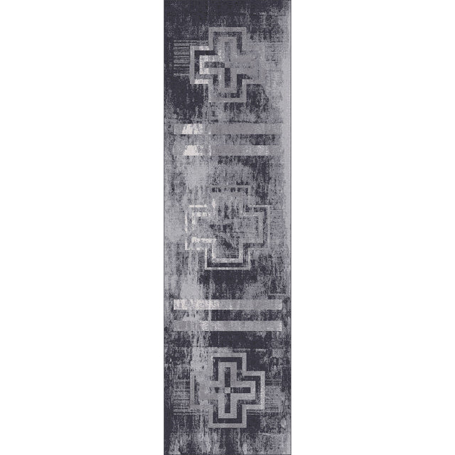 American Dakota Distressed Bounty Asphalt Rug