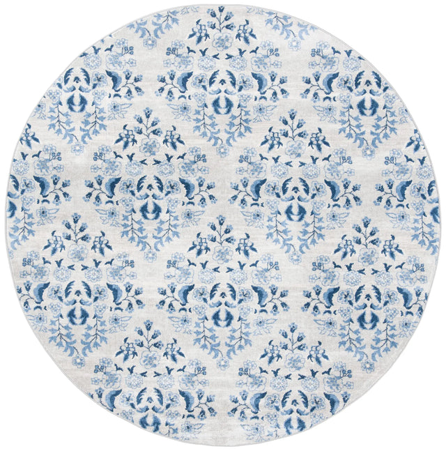Safavieh Brentwood 6'-7" x 6'-7" Rug in Cream / Blue