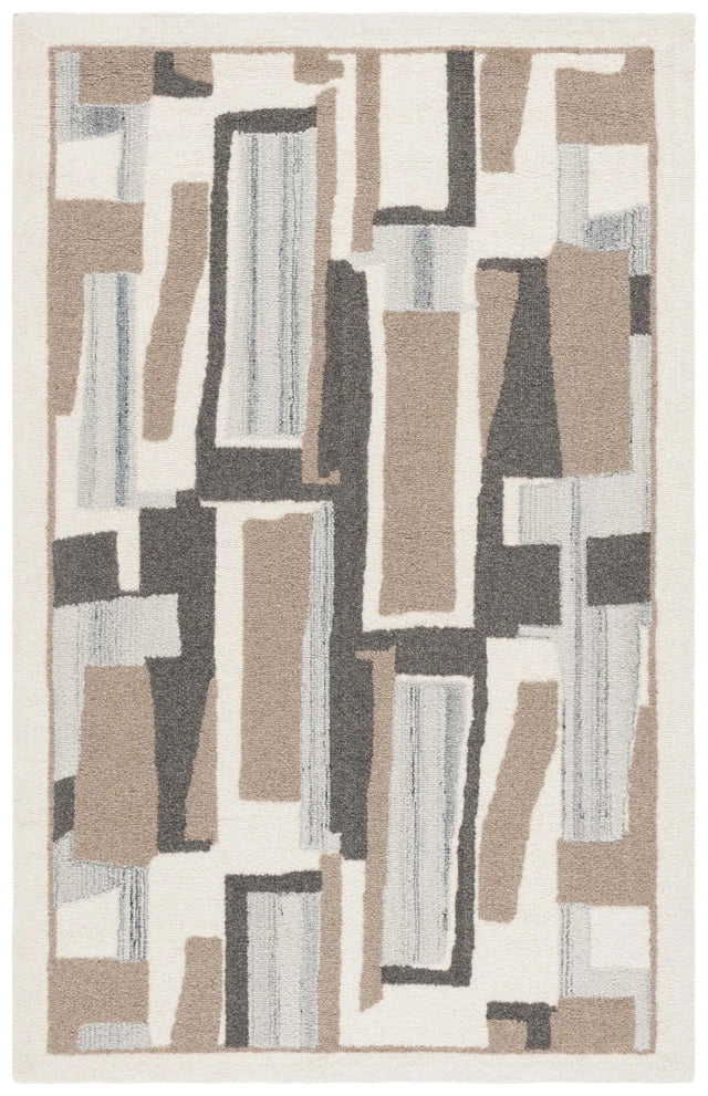 Safavieh Ebony 4'-0" x 6'-0" Rug in Ivory / Brown