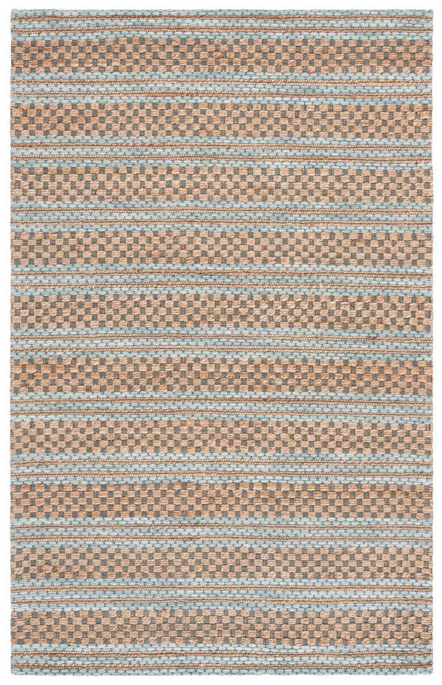 Safavieh Martha Stewart 4'-0" x 6'-0" Rug in Natural / Light Blue