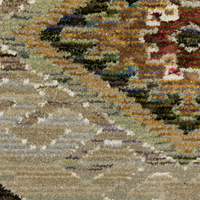 Oriental Weavers Sphinx Andorra 2442D Green/Multi Rugs - room scene 2