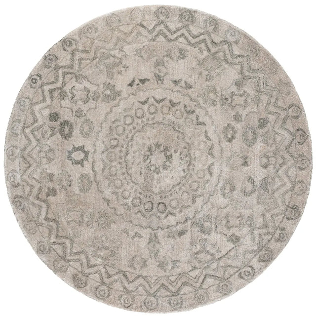 Safavieh Anatolia 6'-0" x 6'-0" Rug in Light Grey / Sage