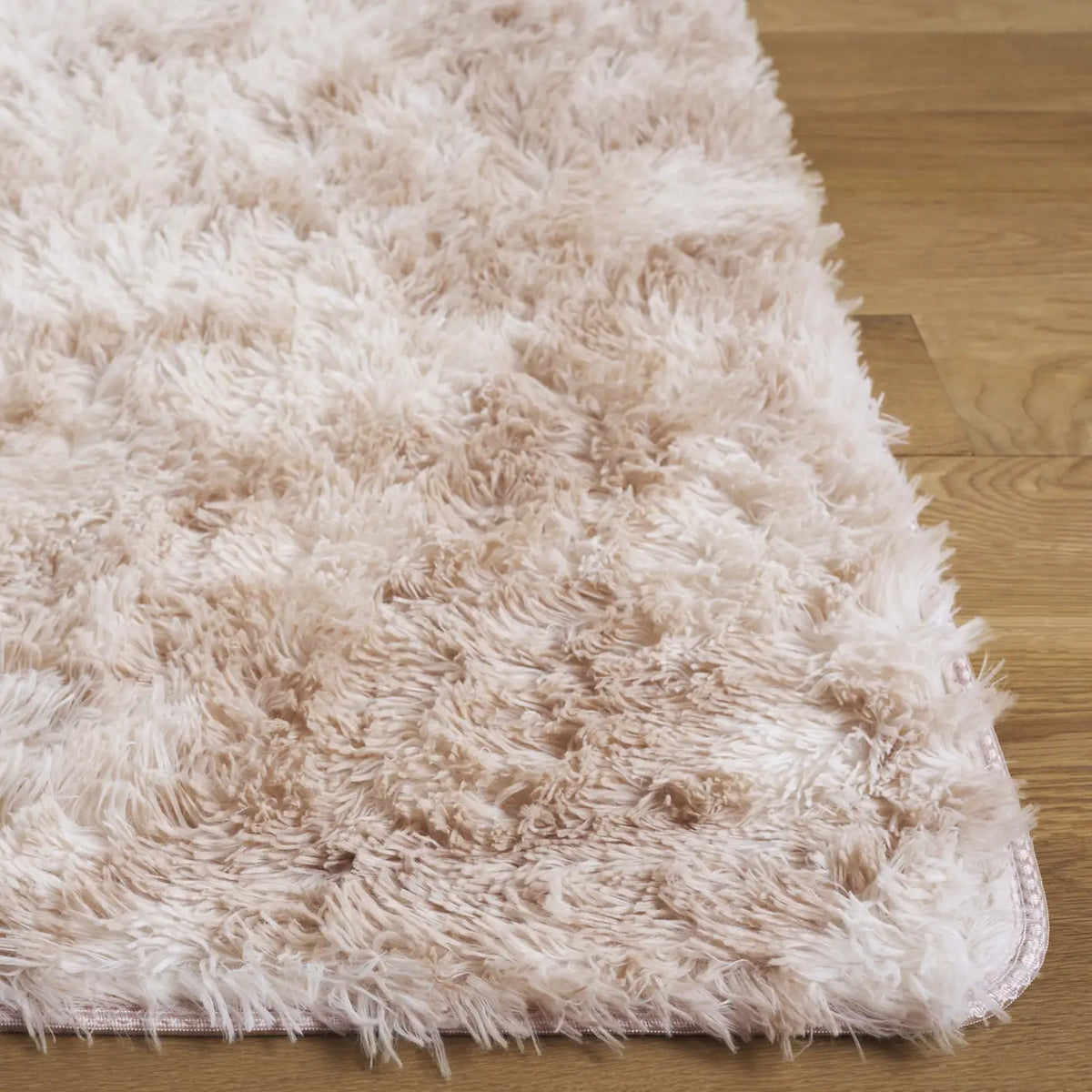 Safavieh Rainbow Shag 4'-0" x 6'-0" Rug in Light Beige