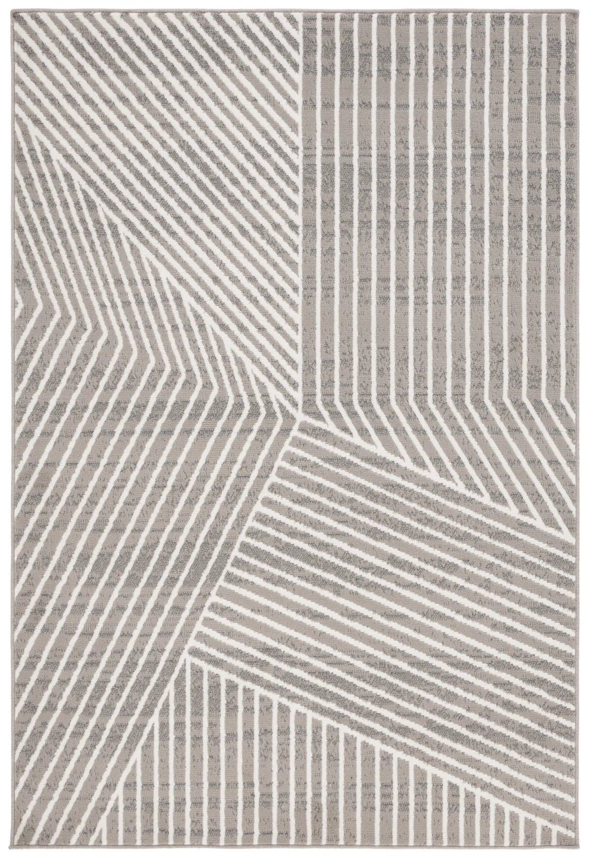 Safavieh Pyramid 4'-5" x 6'-5" Rug in Grey / Ivory