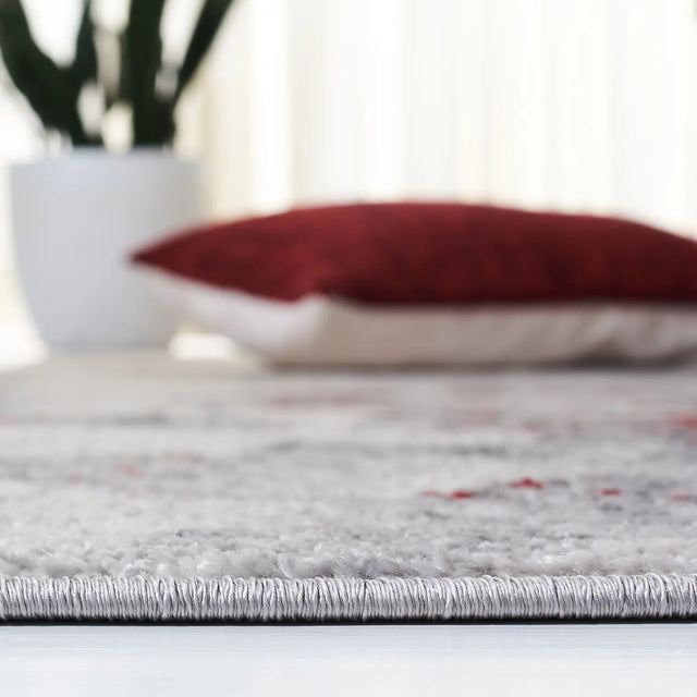 Safavieh Adirondack 4'-0" x 6'-0" Rug in Red / Grey